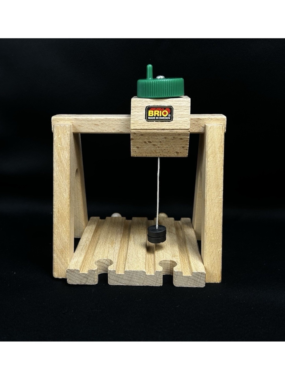 Brio Wooden Railway Train Overhead Crane #33386 Double Track